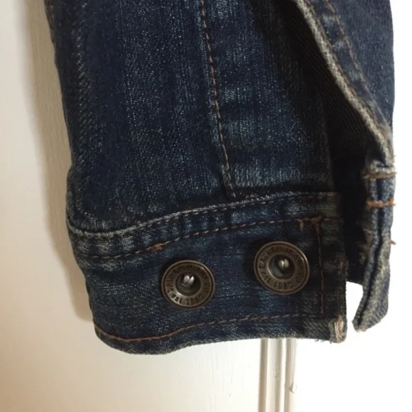 Ralph Lauren Premium denim‎ cropped jean jacket size small - Picture 5 of 6